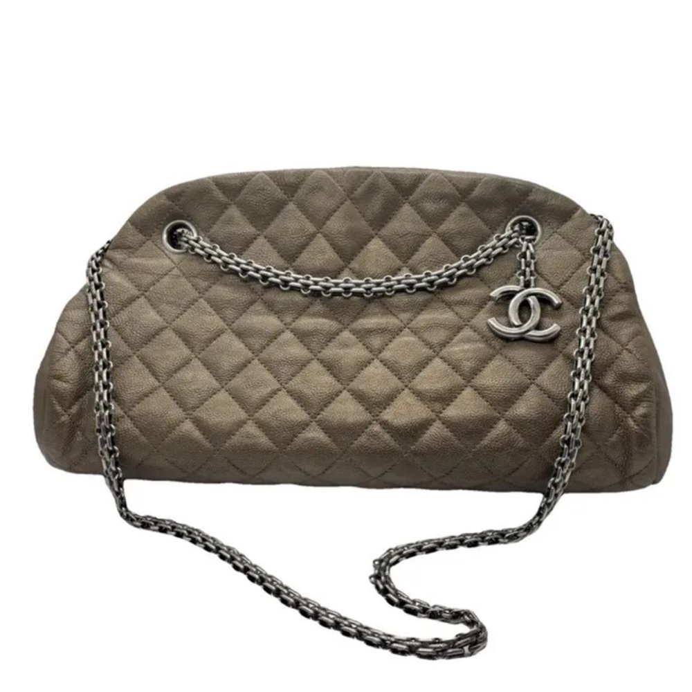 Chanel Caviar Mademoiselle 2 Way Chain Reissue Bag 100% Authentic